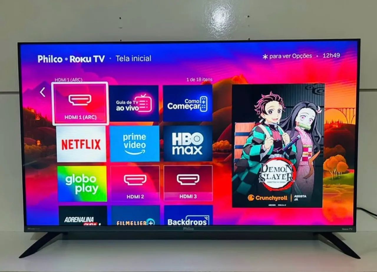 Smart tv Philco Roku 32 polegadas impecável 