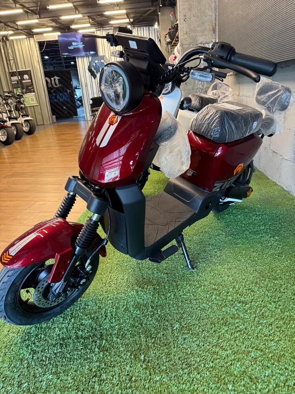Scooter Elétrica Zig Vermelha 800w - Foto 3