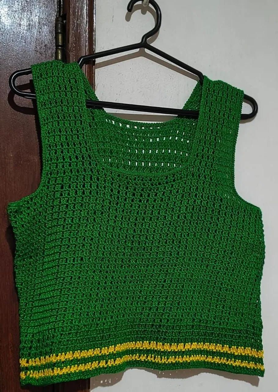 Blusa crochê - P e M - Foto 2