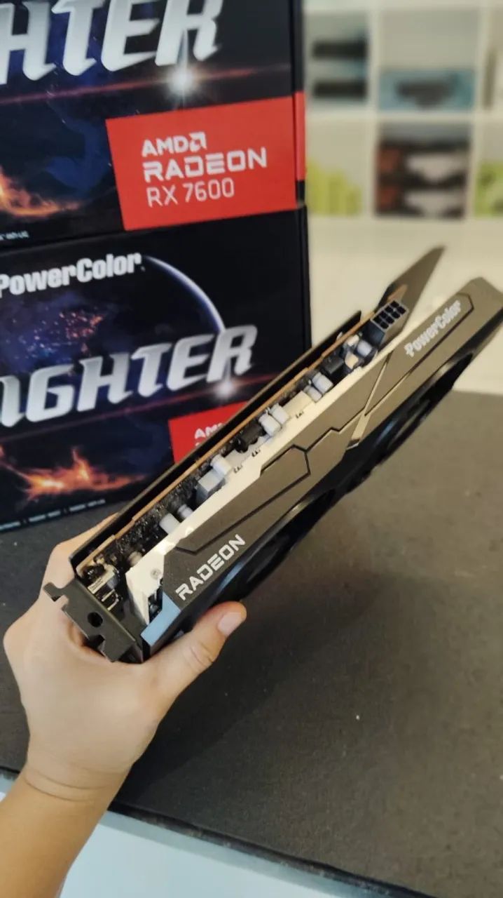 Placa de vídeo RTX 7600 8GB AMD RADEON - Foto 3