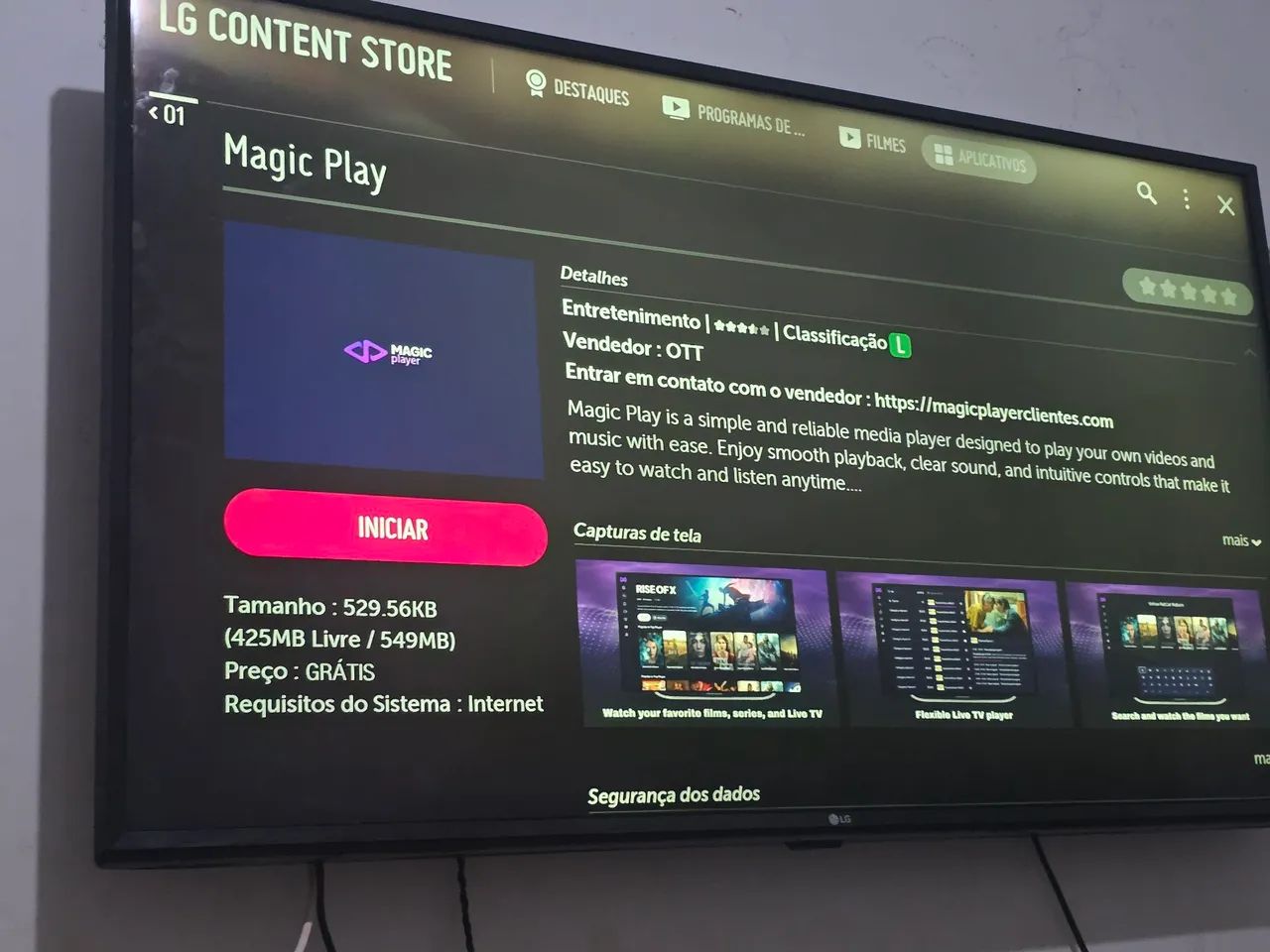 Televisão 49 polegadas smart lg - Foto 3