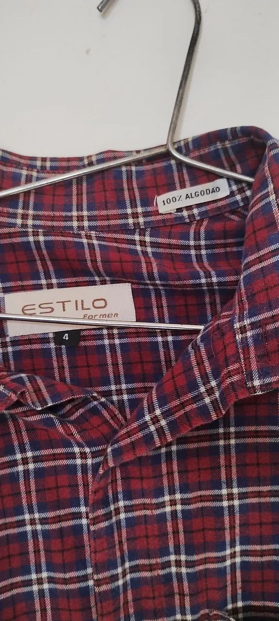 Camisa de flanela 100% algodão  - Foto 3