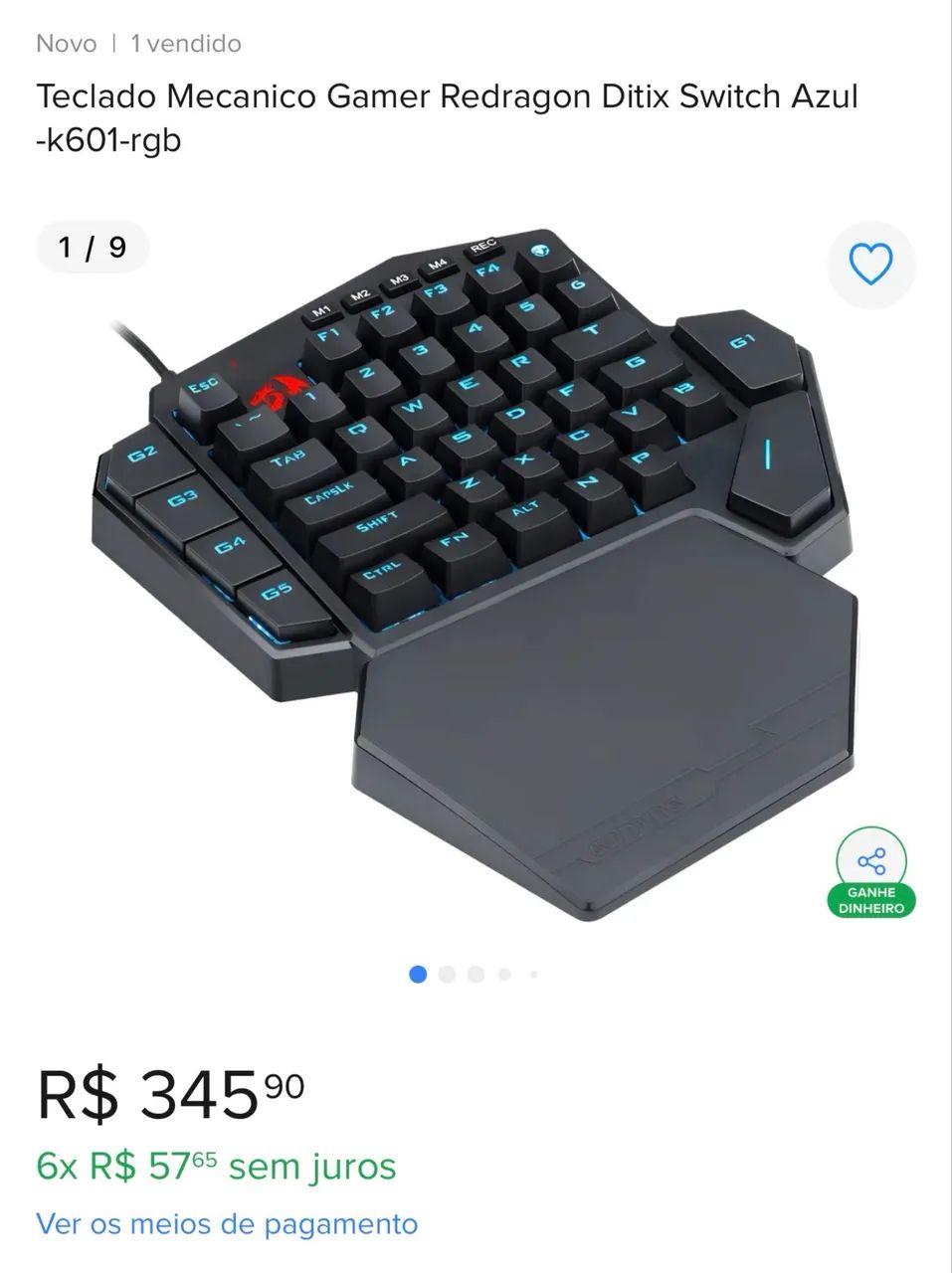Teclado gamer