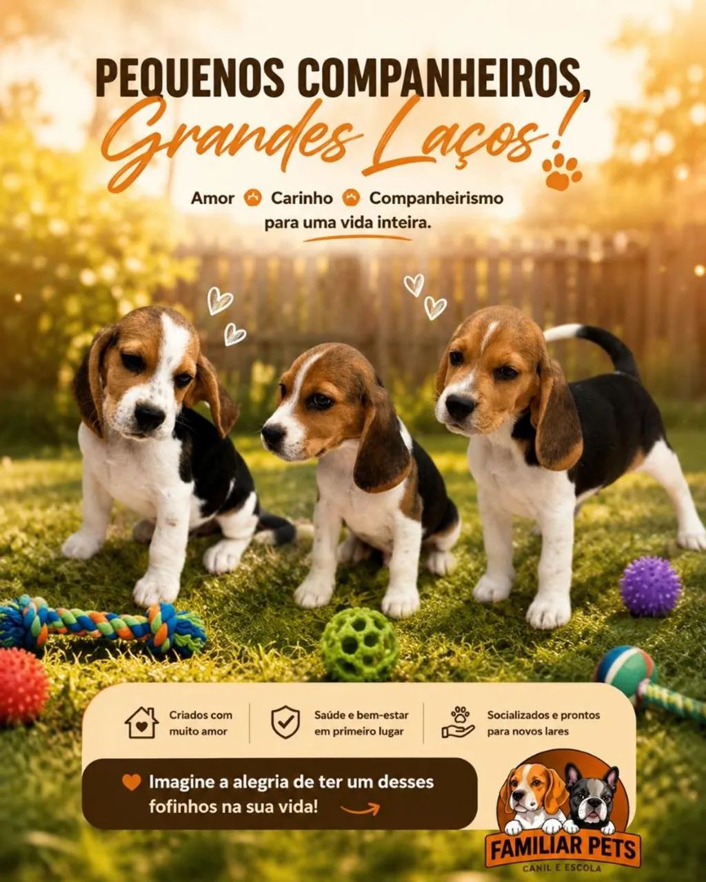 Filhotes de beagle