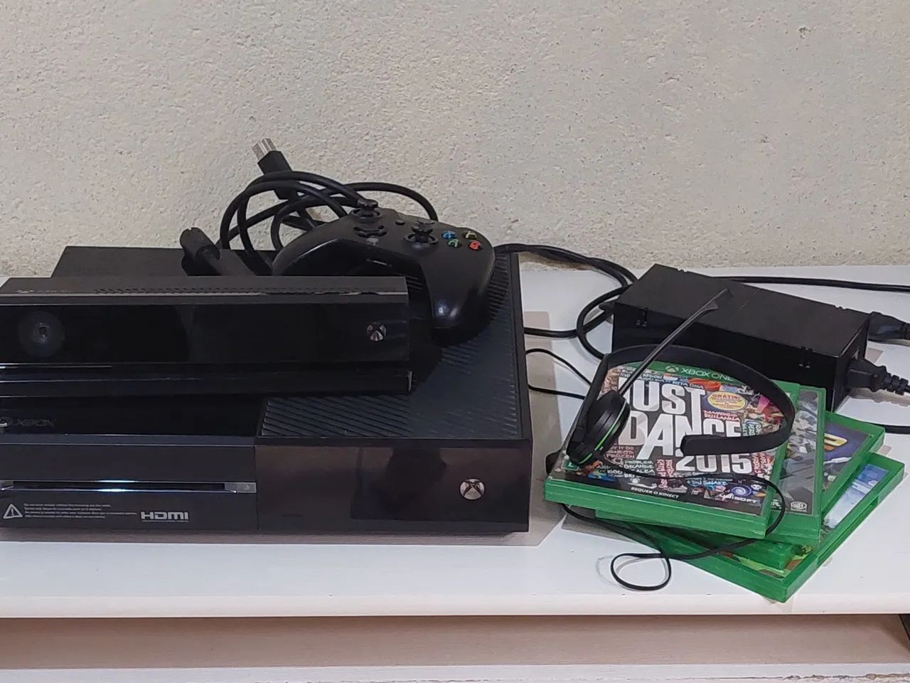  Vídeo game xbox one com Kinect e fone  - Foto 2