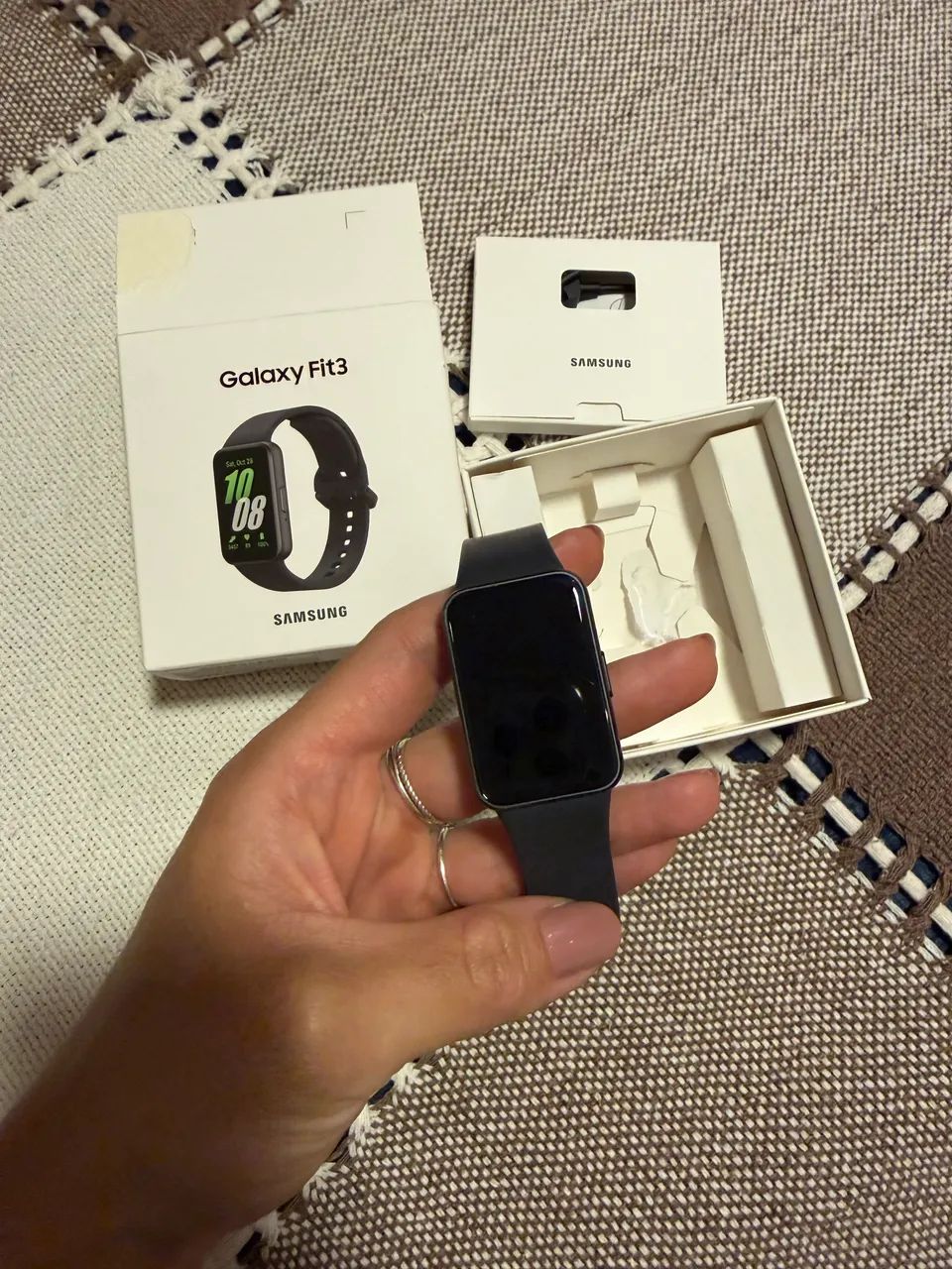 Relógio smartwatch galaxy Fit3 - Foto 3
