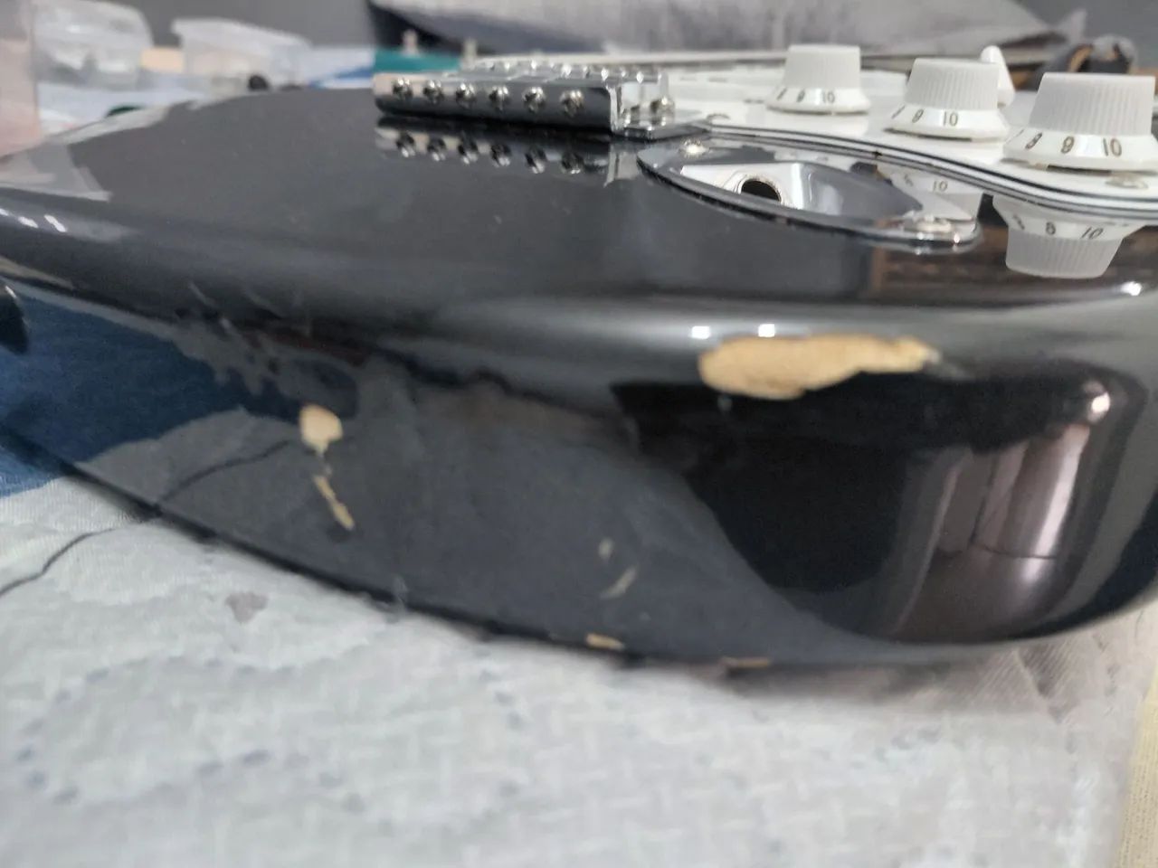 Stratocaster preta - Foto 4