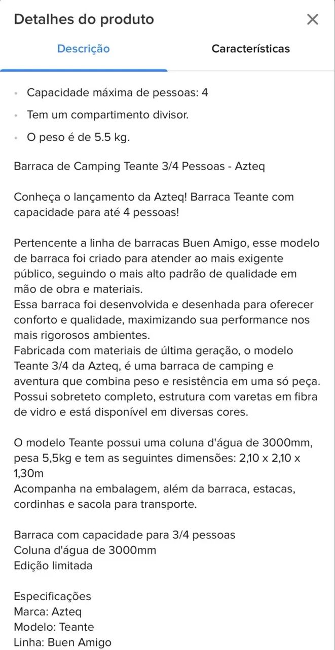 Barraca 4 lugares  - Foto 5