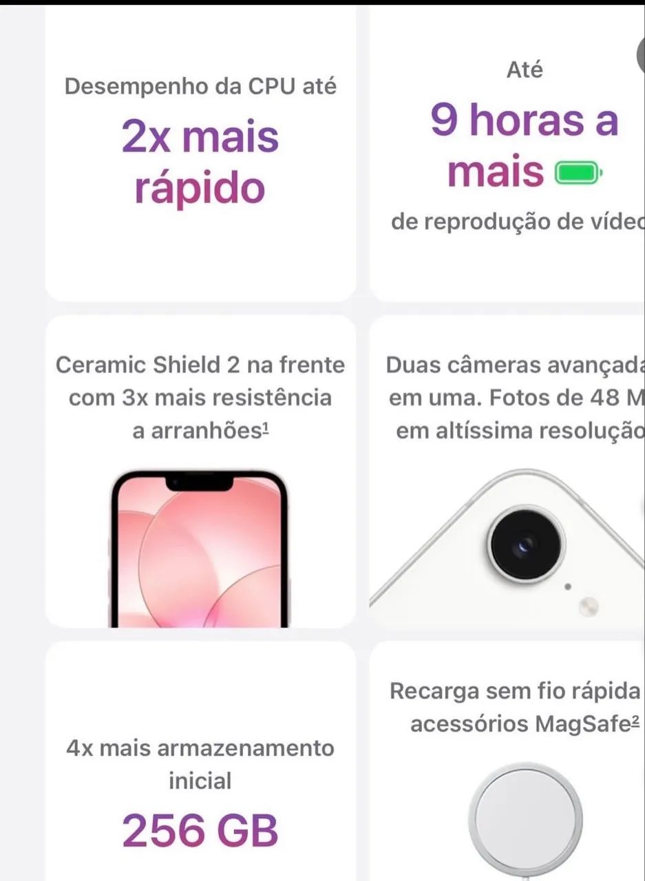 iPhone 17e 256 Gb NOVO  - Foto 4