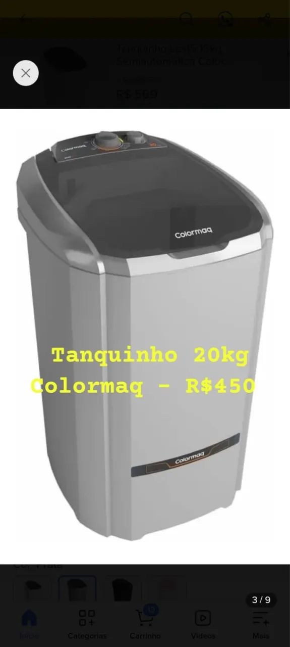 Máquina tanquinho 
