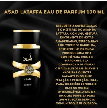 Perfume Asad Lataffa 100ml Eau De Parfum Original Edp - Foto 2