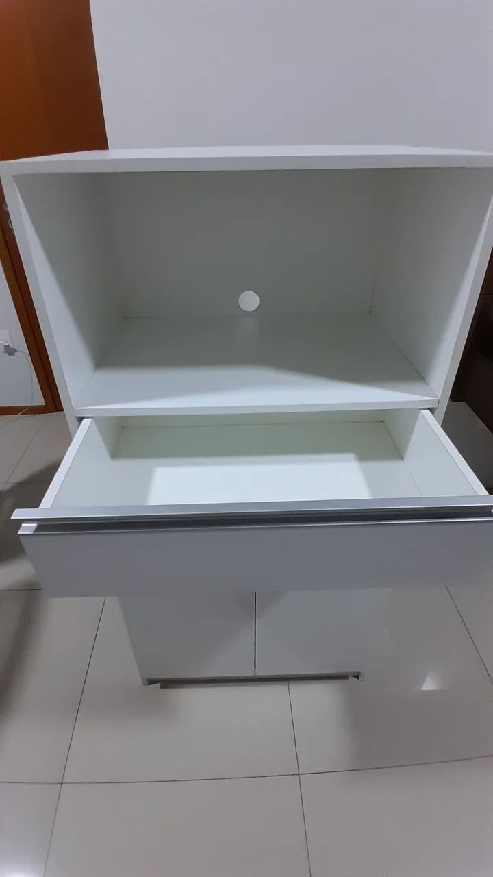 Dois armarinhos MDF branco - Foto 4