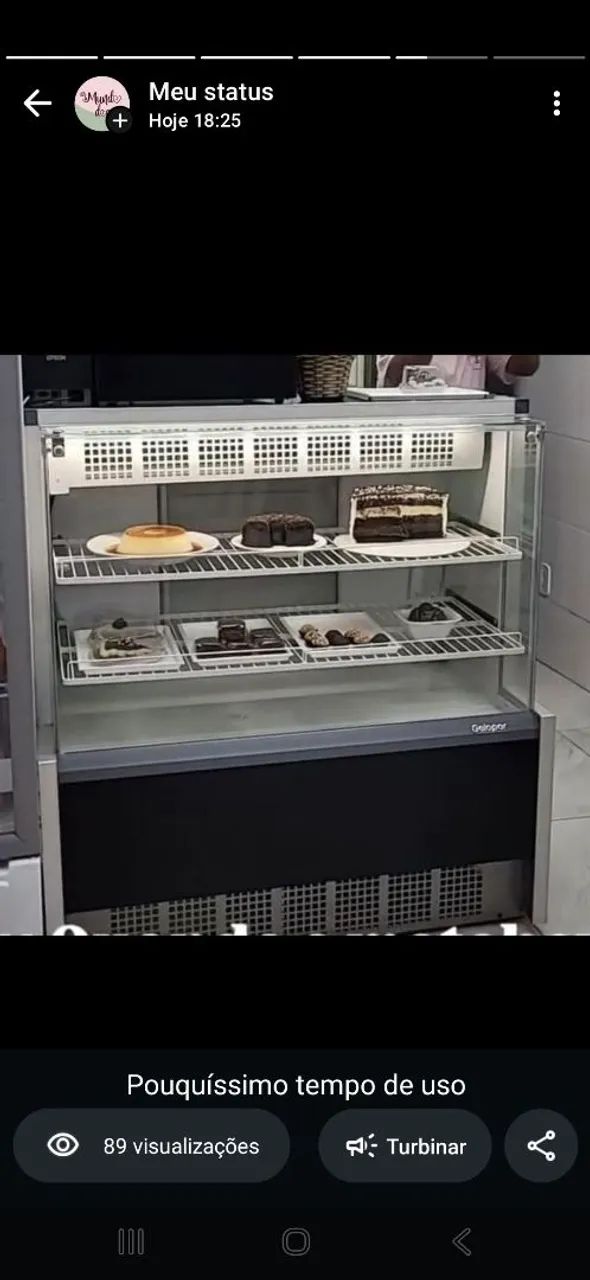 Vitrine refrigerada 