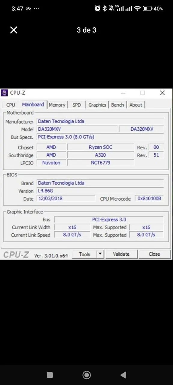 Kit Ryzen 3 2200g - Foto 3