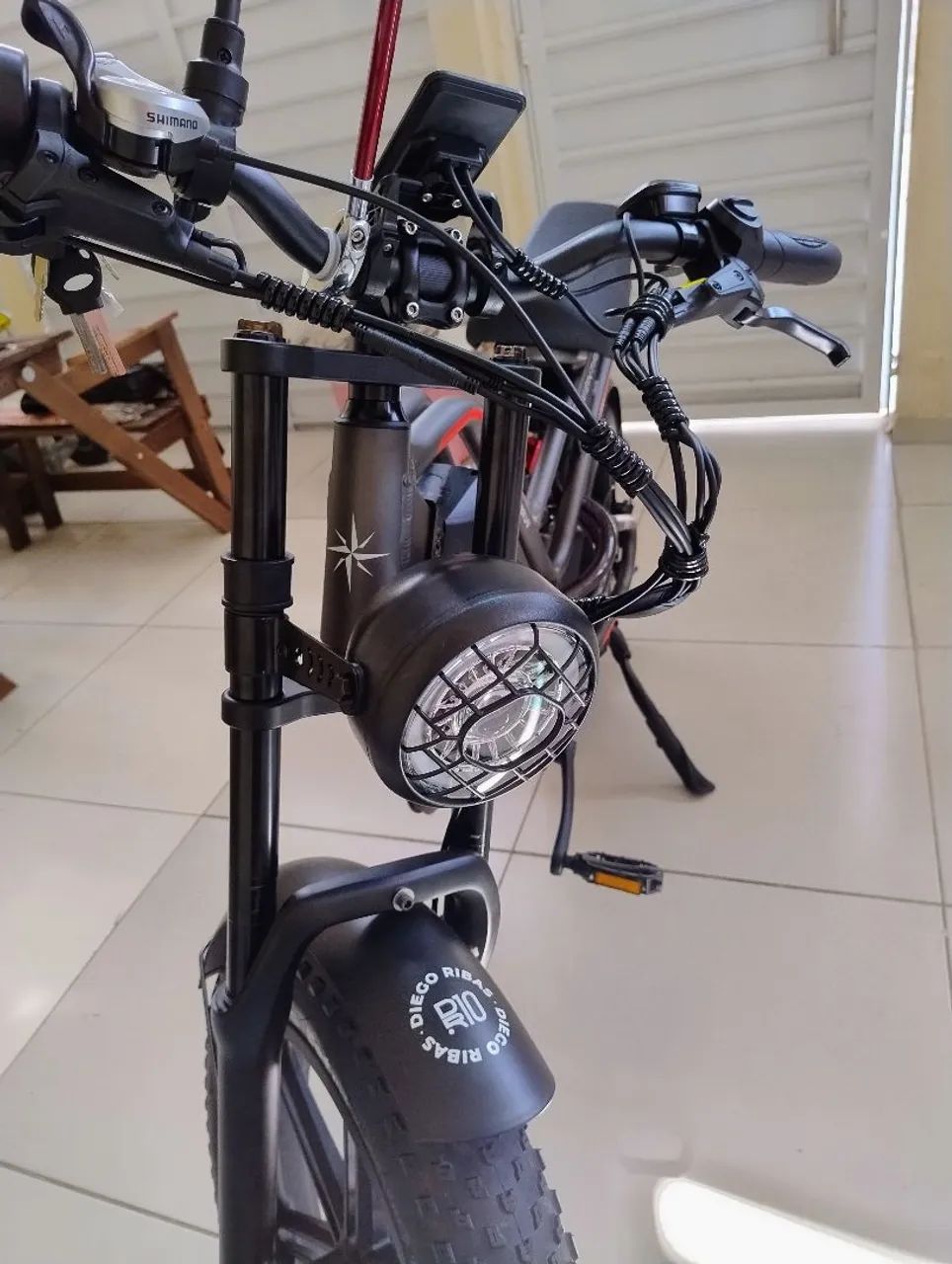 Vendo bicicleta elétrica muito nova! - Foto 2