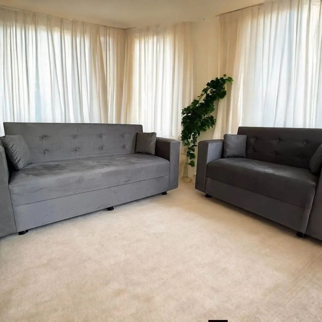 CONJUNTO de SOFÁS 3/2 lugares + BRINDE! - Foto 5