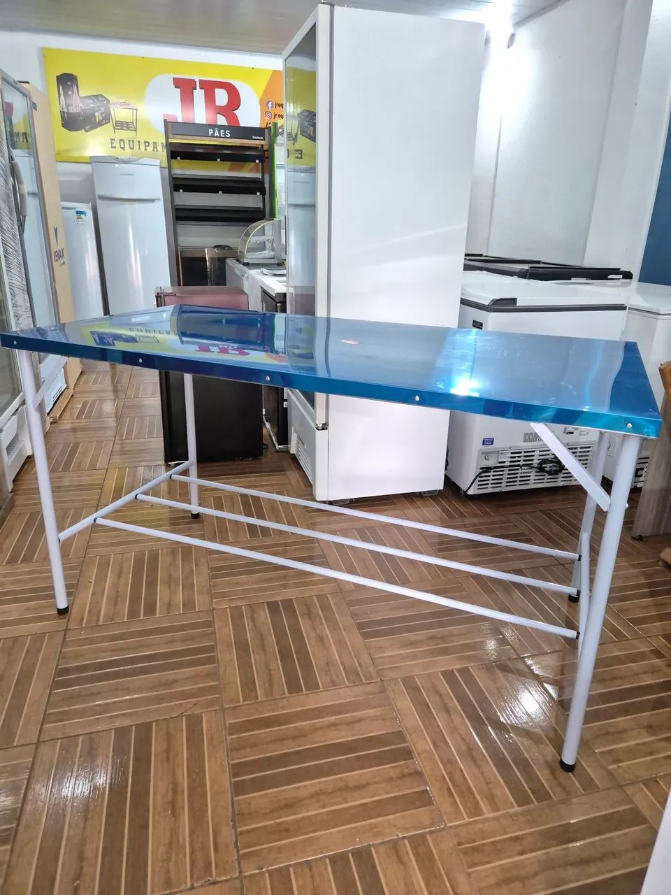 Mesa de inox Venâncio 1.60x 0.80