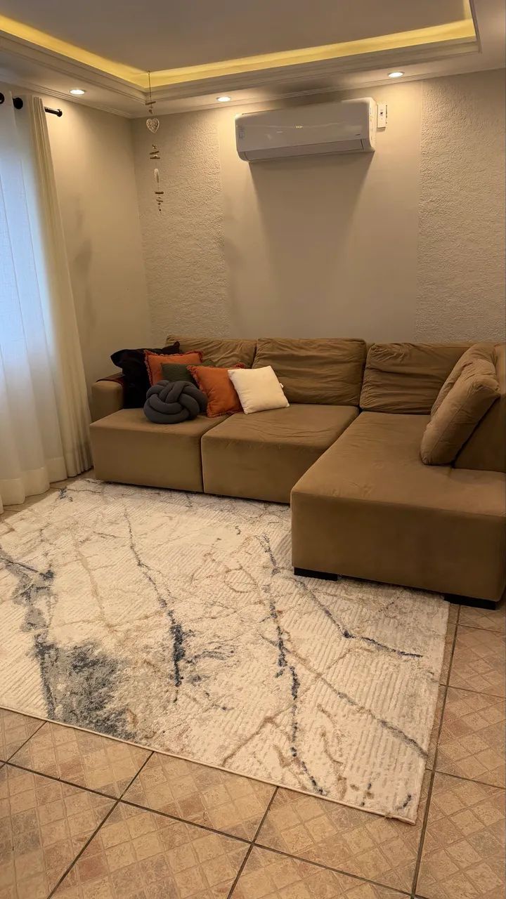 Sofá Retrátil 2,70m com Chaise de 2m - Grande e Confortável
