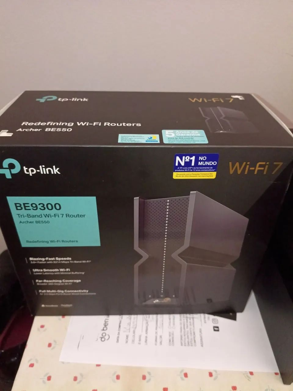 ROTEADOR TP LINK WI-FI 7 BE9300 - Foto 3