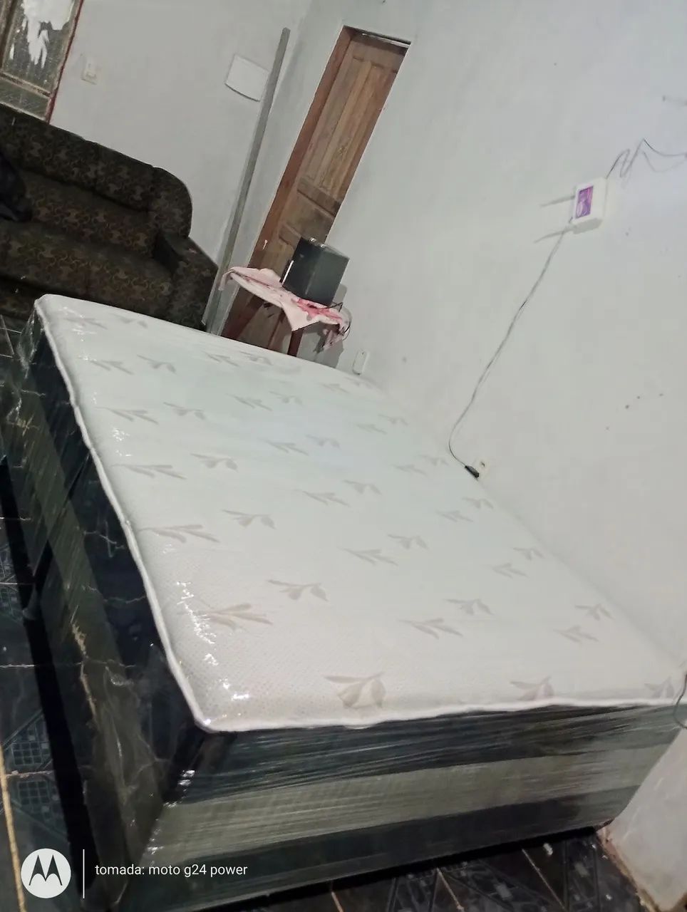 Cama Queen Size De Molas Ensacadas Higenizada  - Foto 2