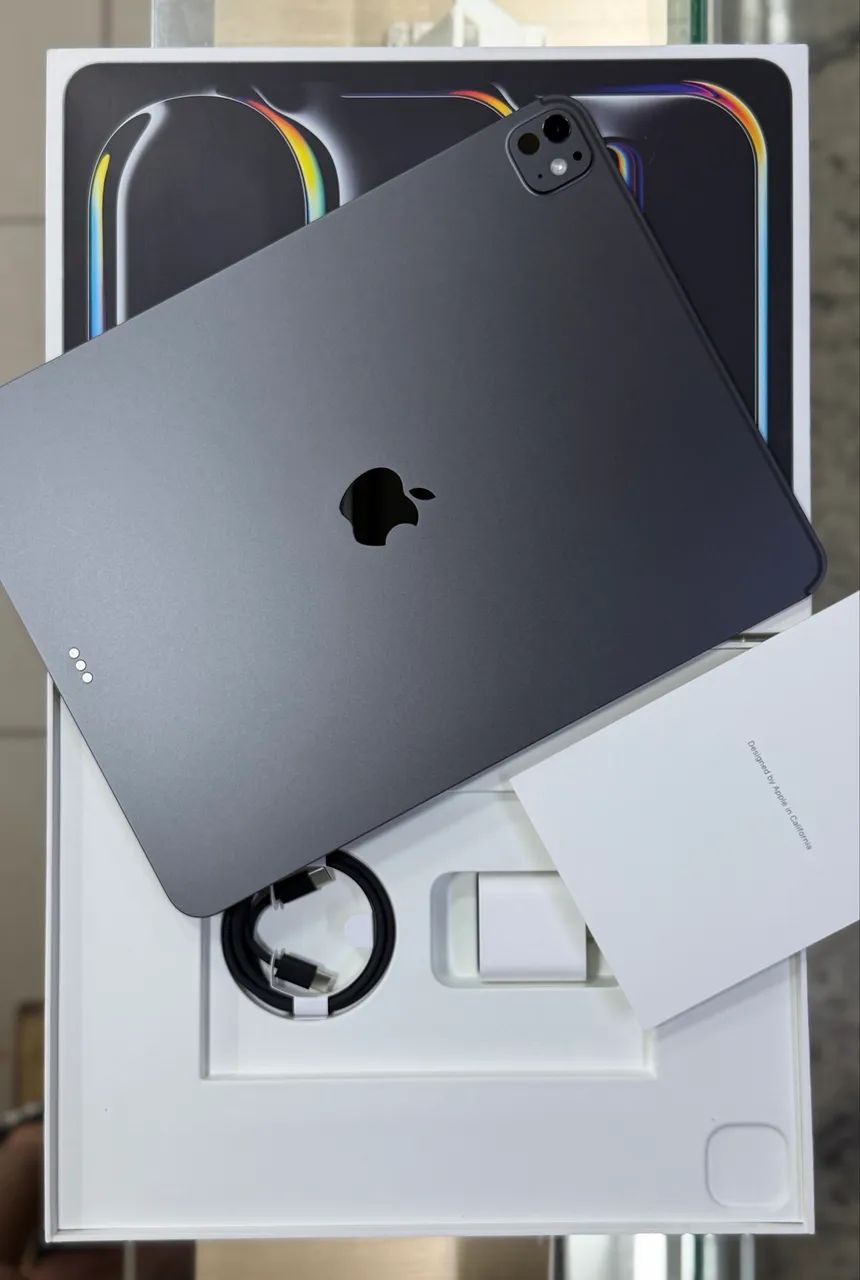 Ipad pro m5 13 polegadas 2tb tela de nano-texture apenas 8 ciclos, 16gb de ram ( 2 tera )