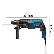 Kit Martelete Perfurador GBH 2-24 D 820W 220V + Esmerilhadeira GWS850 BOSCH / REF. 06112A7 - Foto 2