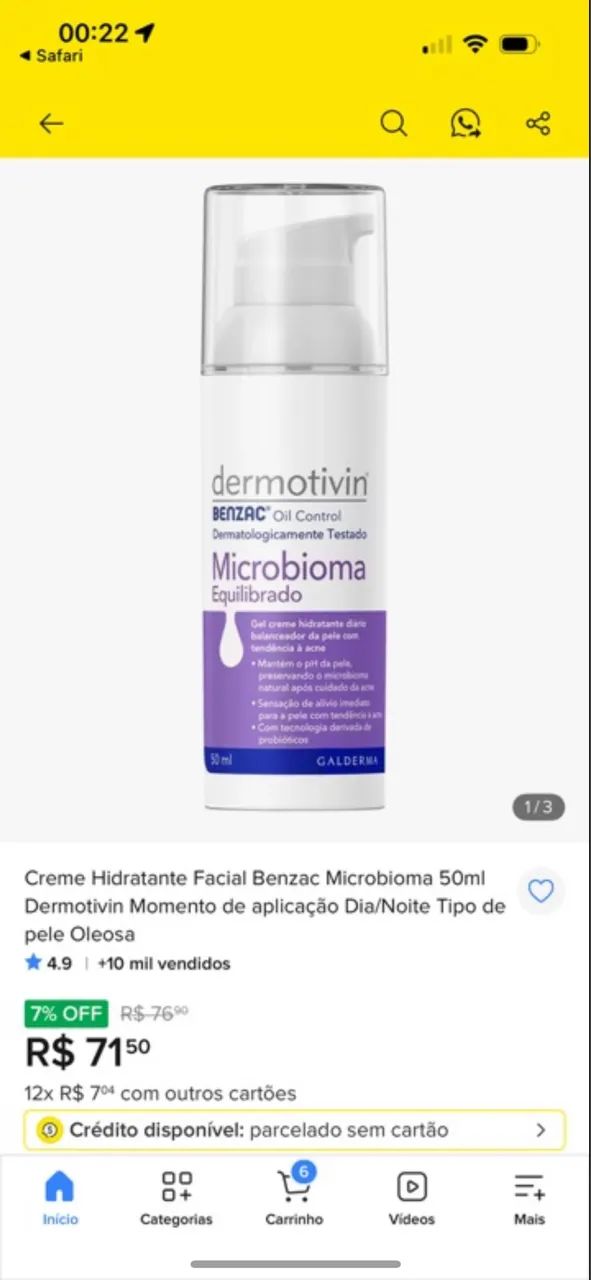 Hidratante facial  - Foto 2