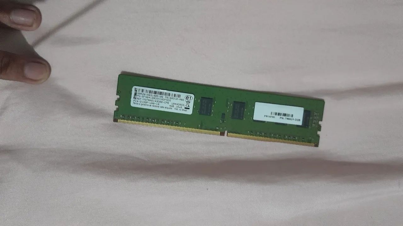 Memória Ram 4gb Ddr4