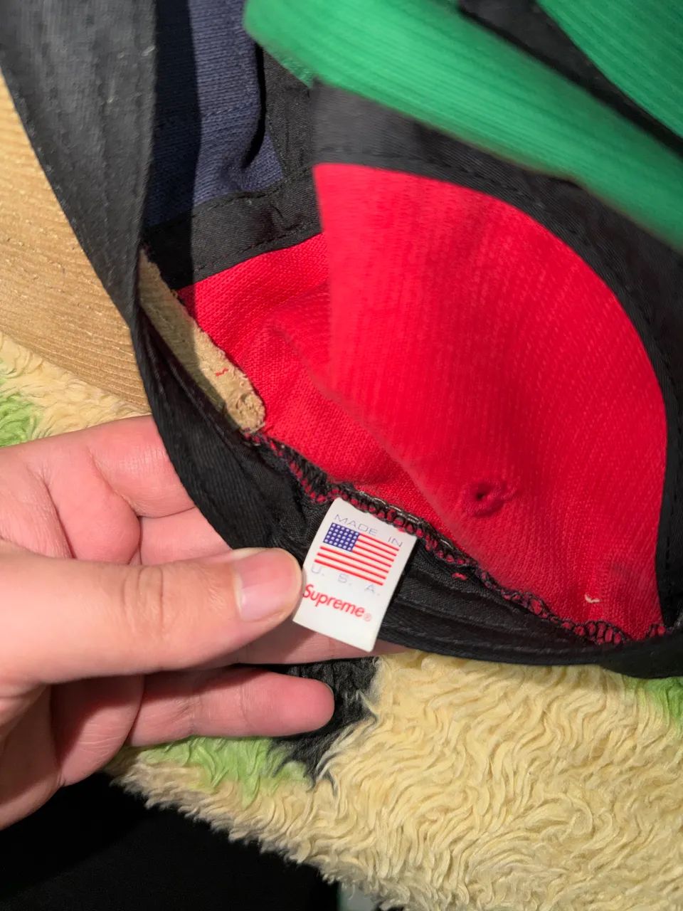 Boné Supreme Corduroy Camp Multicolor - Foto 4