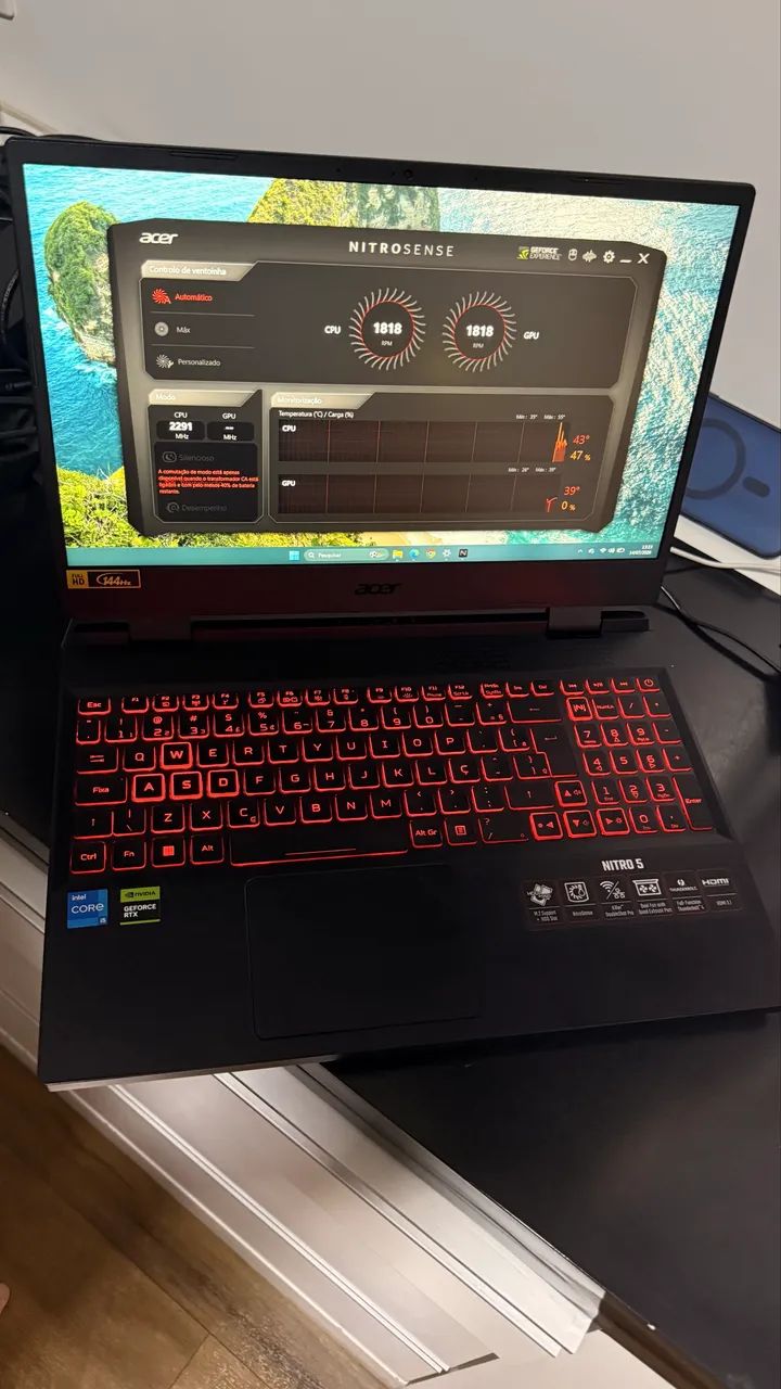 Notebook Gamer Acer Nitro 5, 1.5T - Foto 2