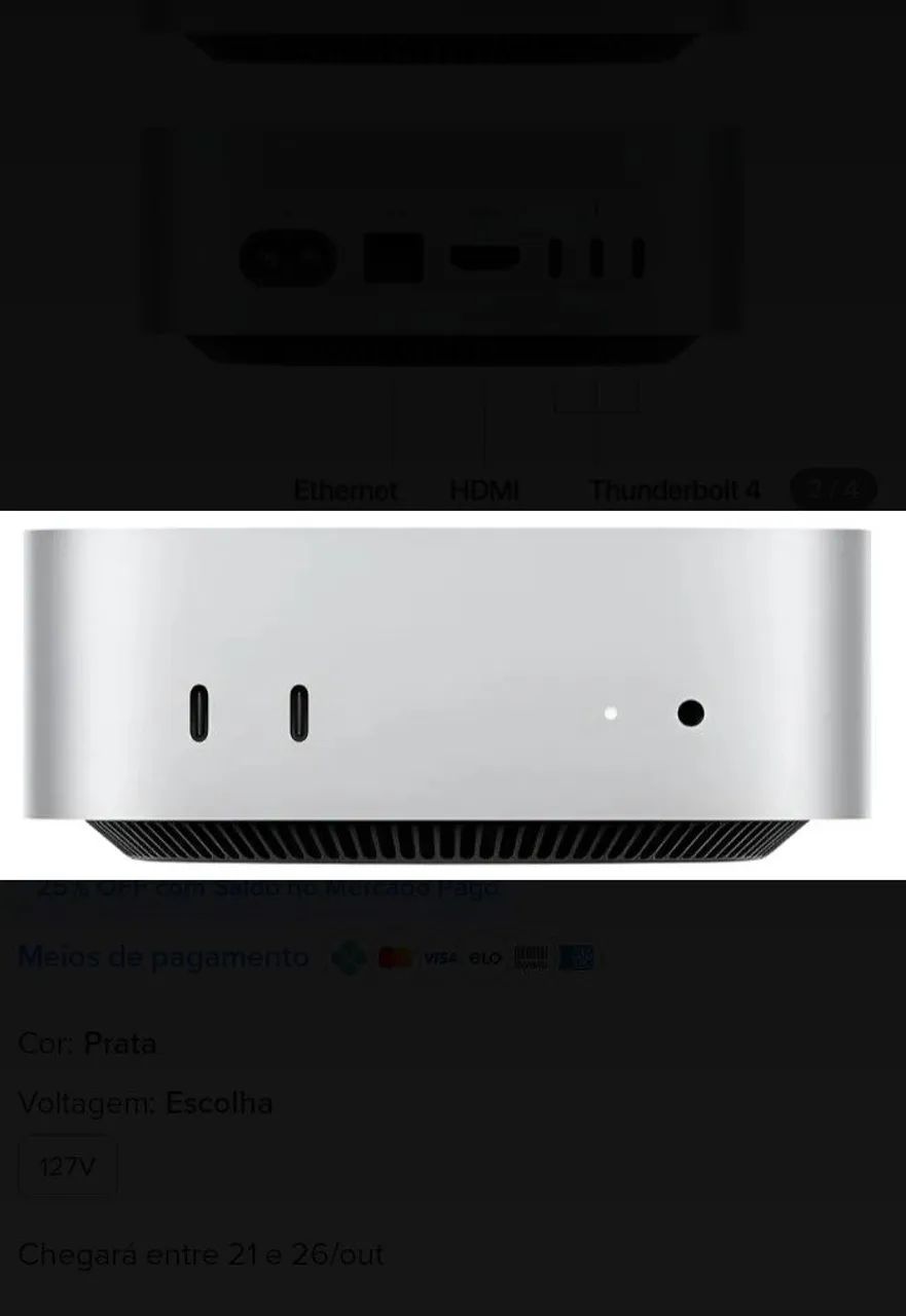 Mac mini m4 16ram 256SSD - Foto 3