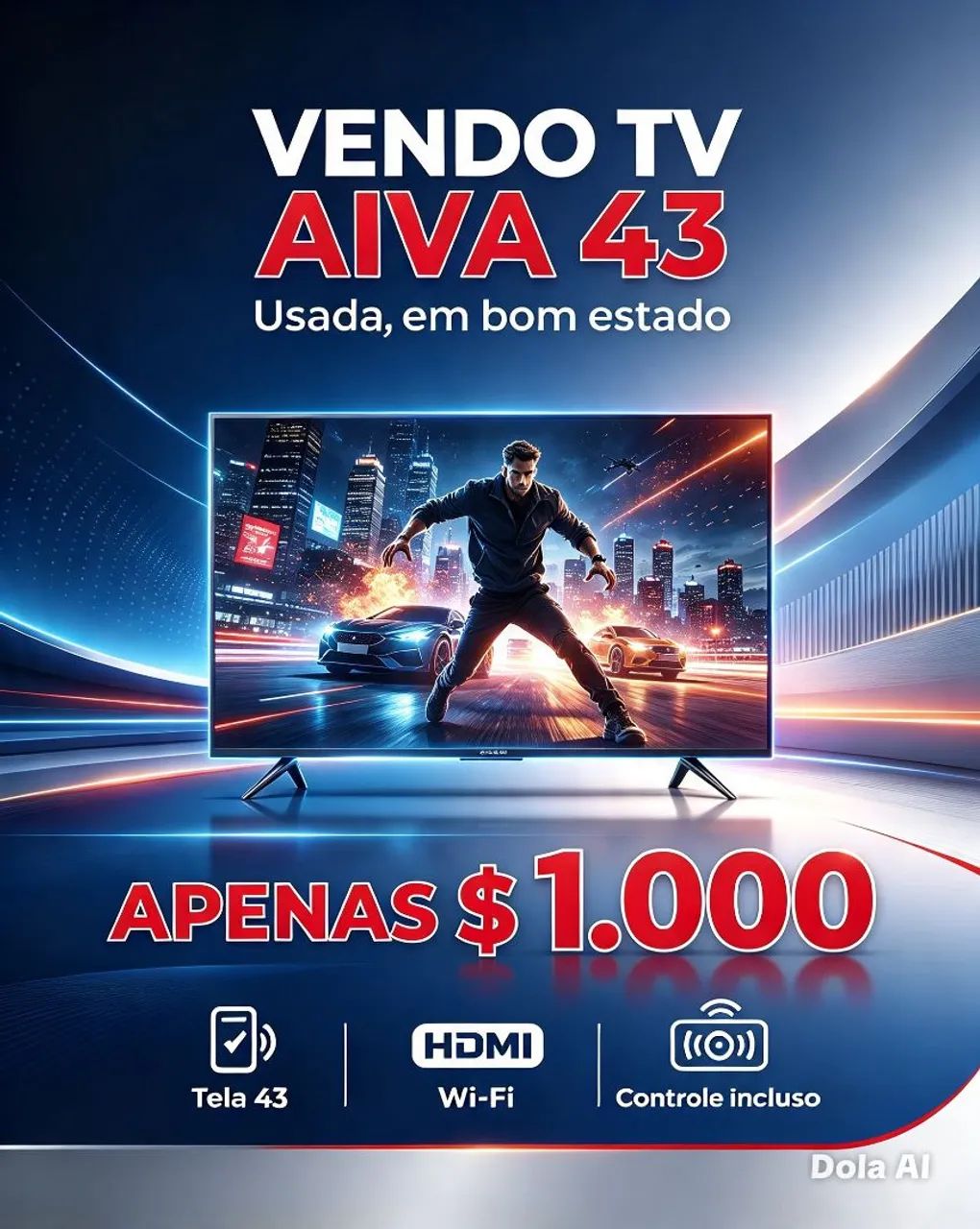 Tv Aiwa 43 polegadas  - Foto 2