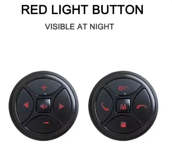 Controle comando universal volante multimídia - LED Vermelho - Foto 2