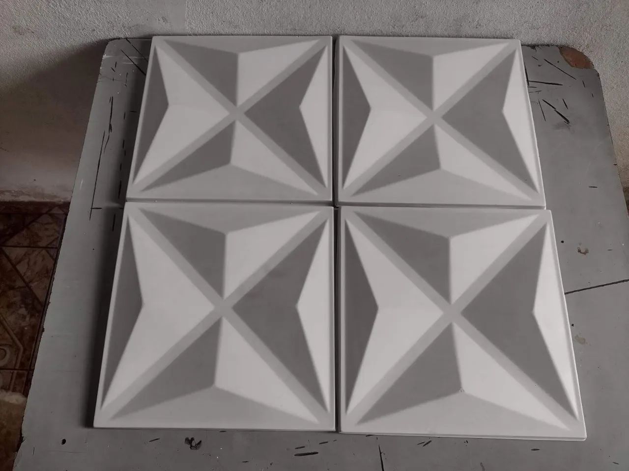Placas de gesso 3D para paredes 