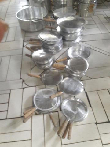 Tapioqueira de aluminio batido