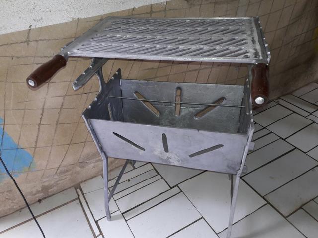 ChurrasqueiraG aberta desmontavel