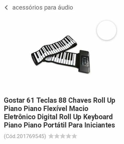 Teclado Piano Flexível - Foto 2