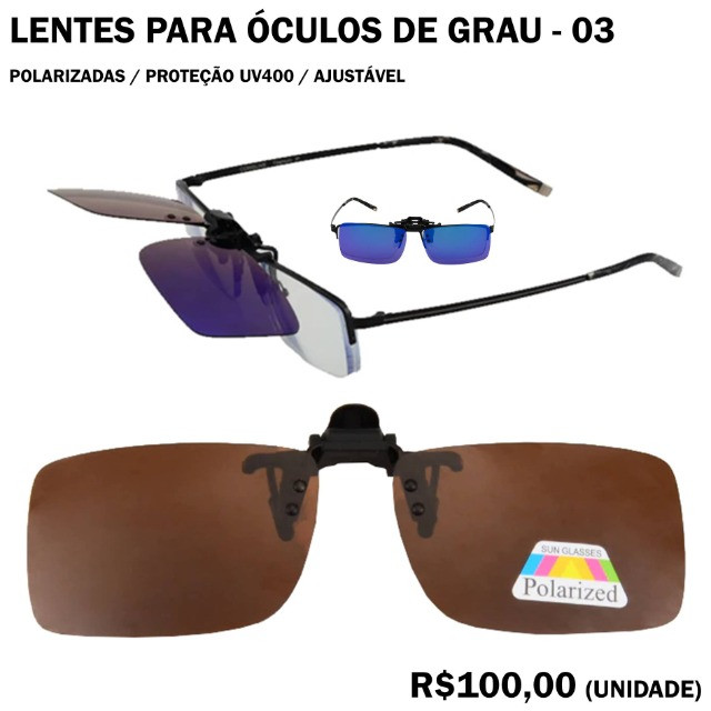 Lentes Marrons para Óculos de Grau