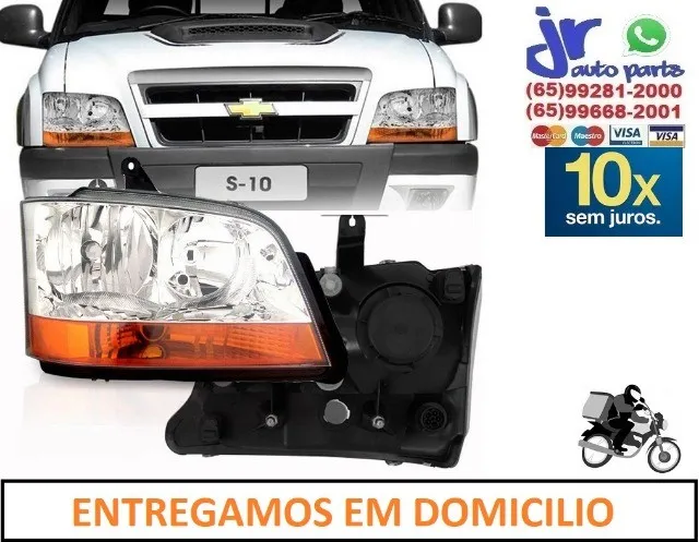 Par Farol S10 Pit Bull 01 02 03 04 05 06 07 08 09 10 11 Ambar