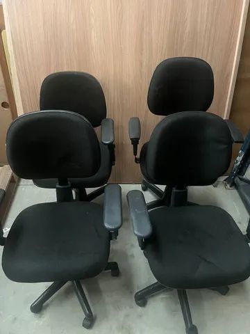 Cadeiras giratórias com regulagem  - Foto 2