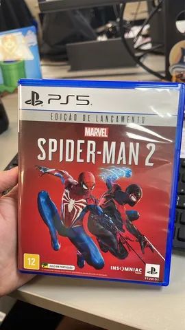 PS5 MÍDIA FÍSICA NOVO + SPIDERMAN 2 - Videogames - Setor Oeste, Goiânia  1262220779