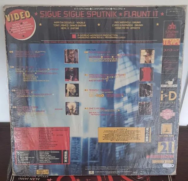 Lp Sigue Sigue Sputnik 1986 Brazil Pre-release!! Disco Vinil - Foto 2