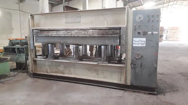 Prensa térmica 6 pratos maciços 1,22mx3,05m 