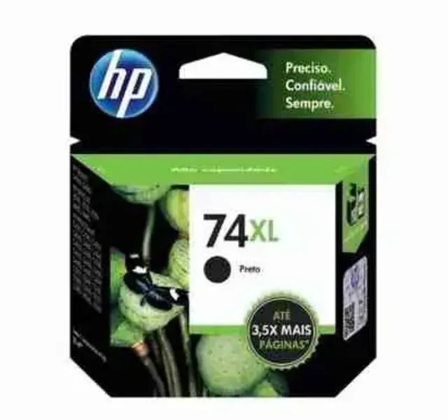 Cartucho HP 74XL Preto Original (20ml) - Novo! 