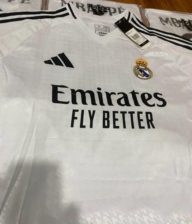 Camisa Branca Real Madrid 2025 Mbappé Qualidade - Foto 3