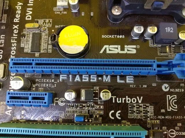 Placa Mãe Asus F1a55-M le Socket FM1+ Processador + Cooler micro Atx Com Defeito - Foto 5