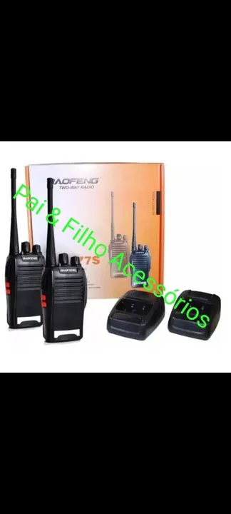 Kit rádio comunicador baofeng