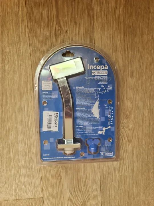  TORNEIRA PARA LAVATORIO DE PAREDE PLATINUM CROMADO INCEPA. - Foto 4