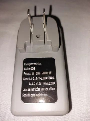 Carregador de pilha pequeno  4 lugares - Foto 3