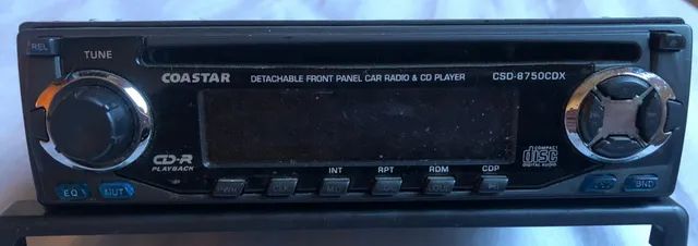 CD player automotivo (com defeito), marca  Coastar, modelo CSD-8750 CDX, com chicote, - Foto 5